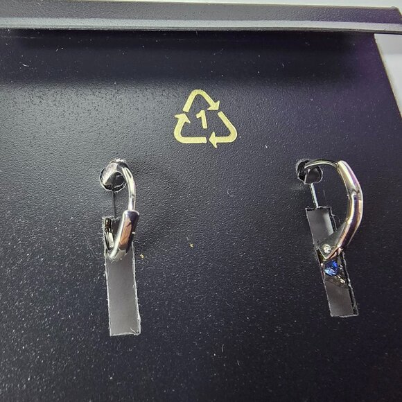 Givenchy Sky Blue Topaz Dangle/Drop Earrings CZ Lab Created - Picture 2 of 6